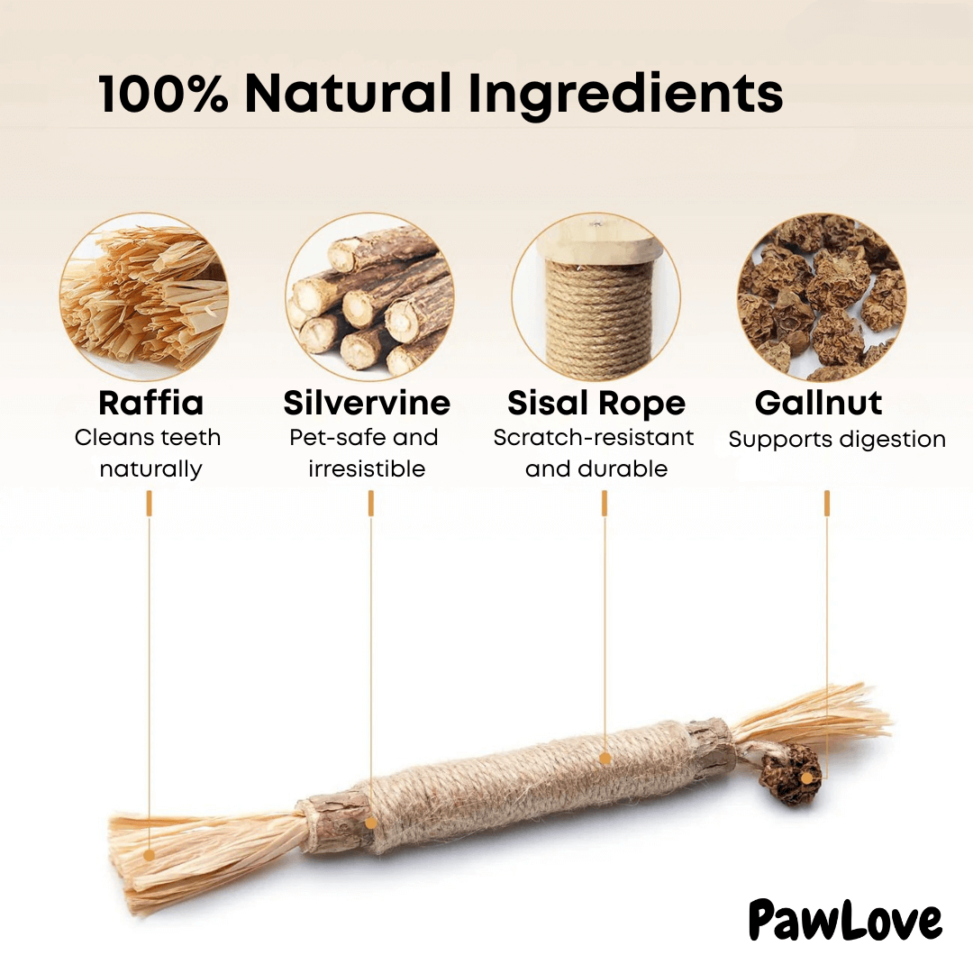 PawLove™ - Kitty Dental Chew Stick No end of fun!