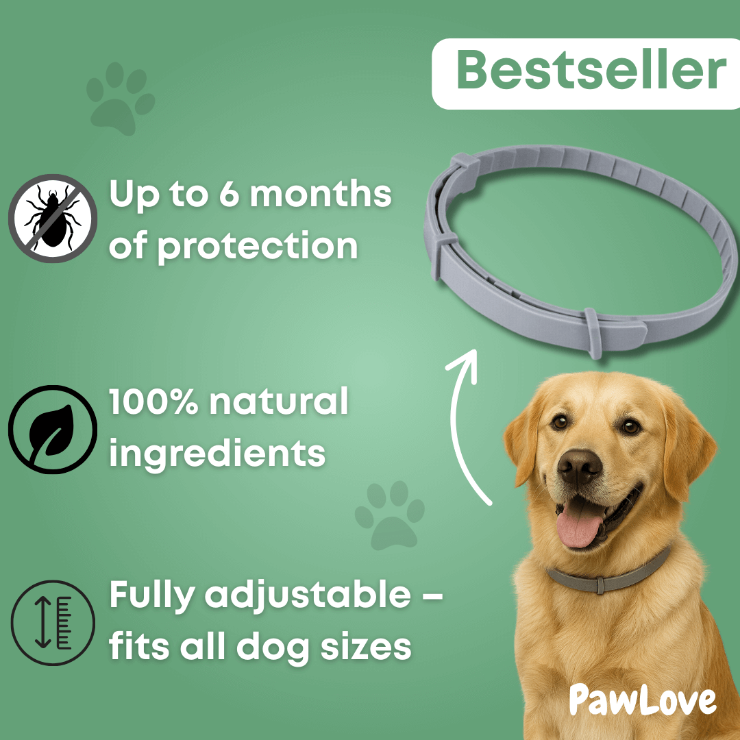 PawLove™ - Natural tick and flea protection collar