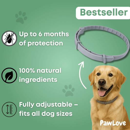 PawLove™ - Natural tick and flea protection collar