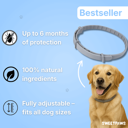 SweetPaws - Natural tick and flea protection collar